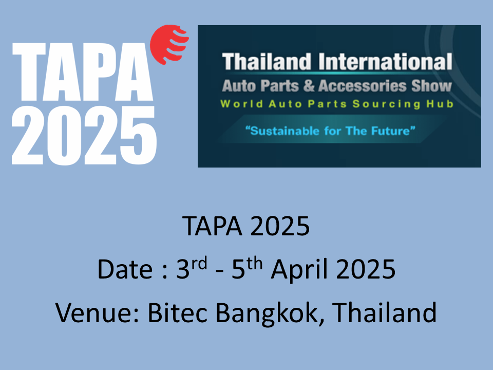 Thailand International Auto Parts and Accessories Shows (TAPA) 2025